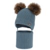 cze pl Chlapecka cepice a nakrcnik zimni set modry 100 merino vlna podsity vlnenym polarem Lumio 14688 4