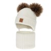 cze pl Chlapecka cepice a nakrcnik zimni set bily 100 merino vlna podsity vlnenym polarem Ronik 14615 4