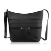 torebka damska skorzana na ramie pojemna czarna paolo peruzzi ay 23 bl