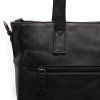 Kožená shopper kabelka Mosel C38.022500 černá 2