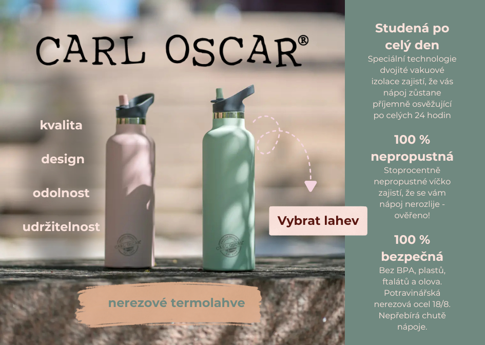 Carl Oscar - nerezové lahve a termosky