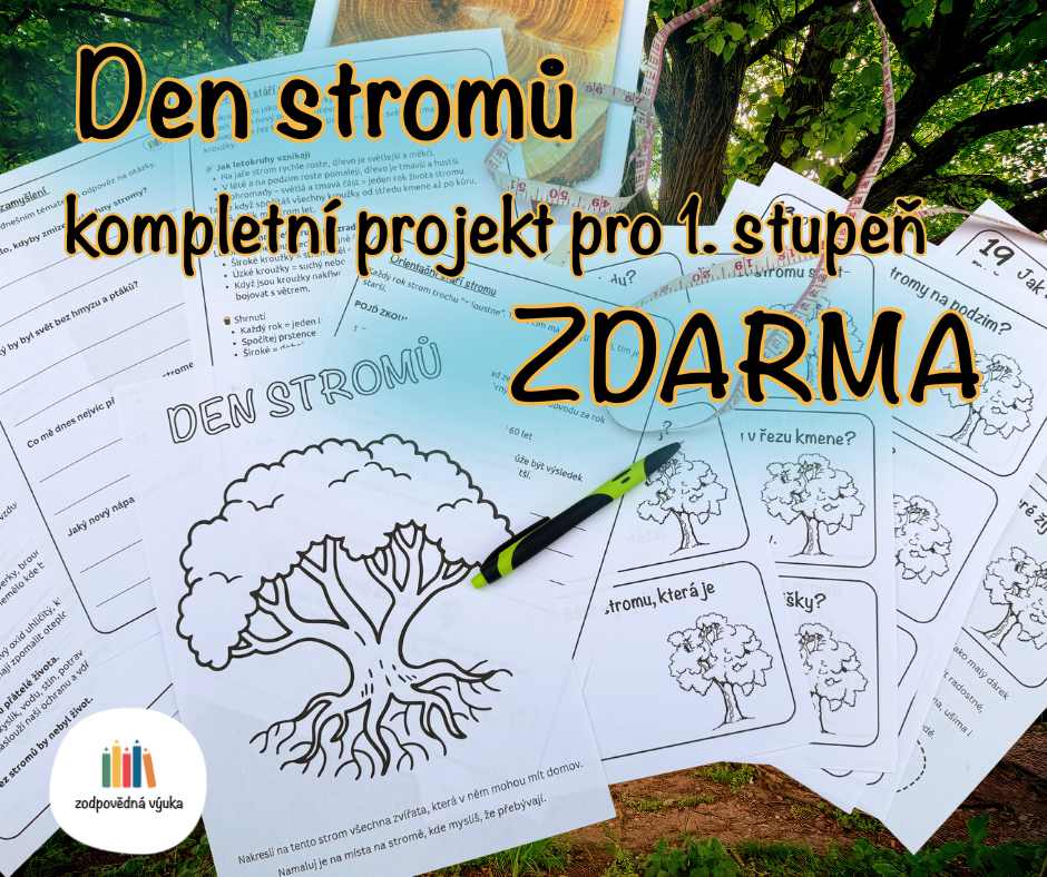 Den stromů - kompletní projekt pro děti 1. stupně ZŠ