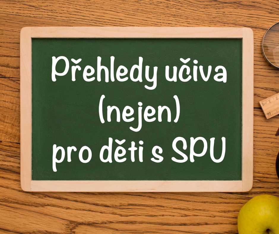 Přehledy učiva (nejen) pro děti s SPU