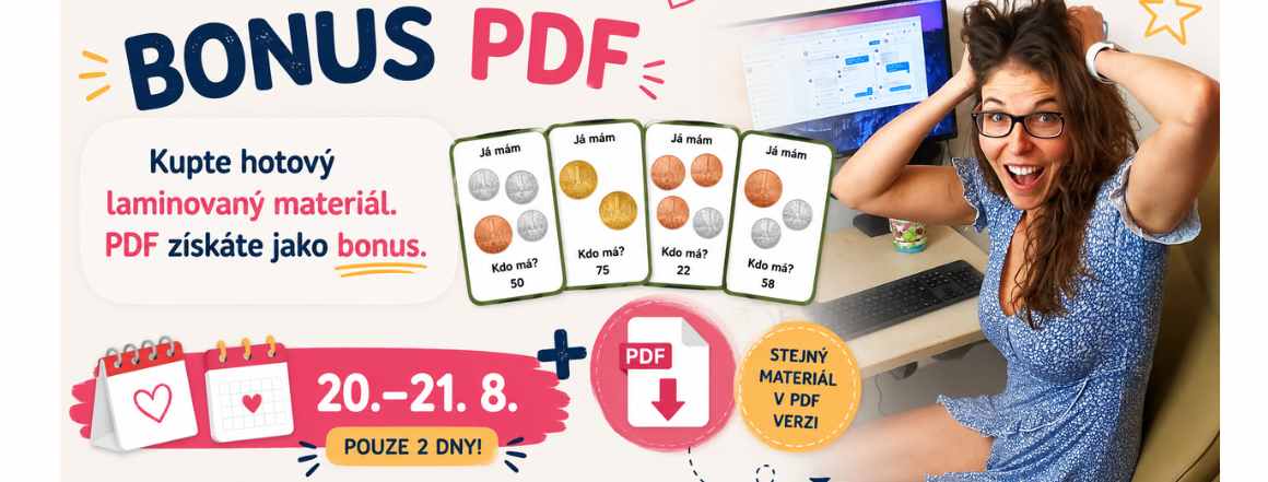 bonus PDF k laminovanému materiálu