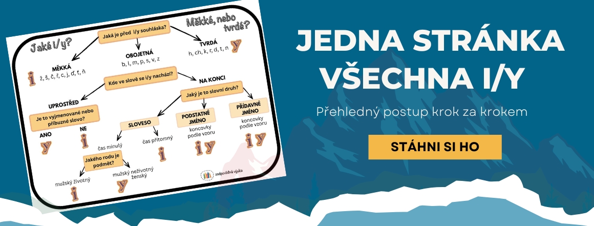Jaké napsat i/y? Měkké nebo tvrdé?