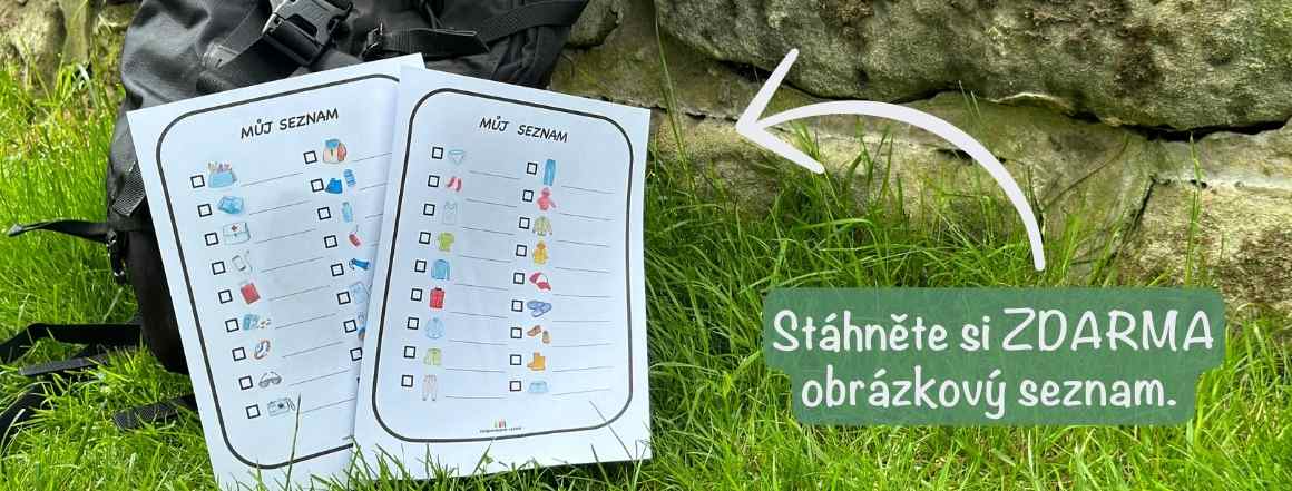 Obrázkový seznam na zabalení