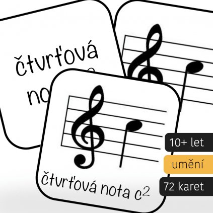 noty v houslovém klíči pexeso
