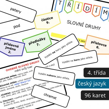 třídíme slovní druhy zodpovědná výuka