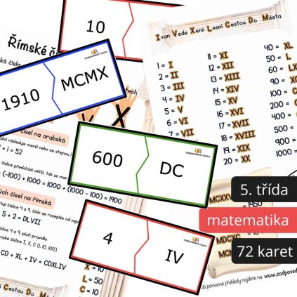 puzzle římská čísla