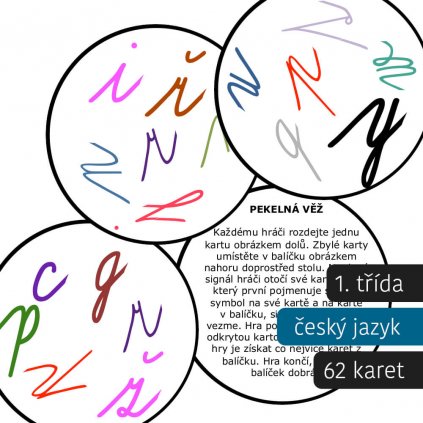 postřehová hra vázané písmo