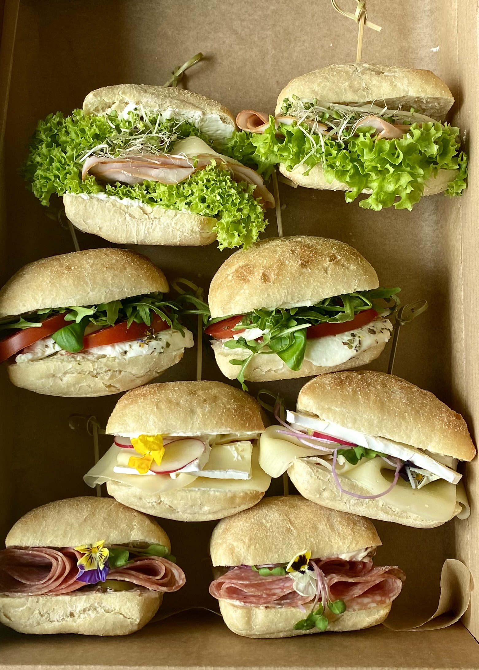 Ciabatta box – catering ZOJI