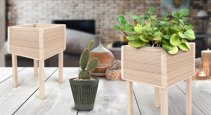 Blumentopf auf Beinen - Anleitung zur Herstellung