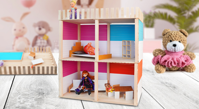 Puppenhaus: Anleitung zur Herstellung