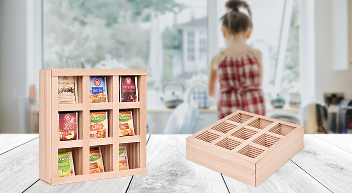 Geschenkbox für Tee – Anleitung zur Herstellung