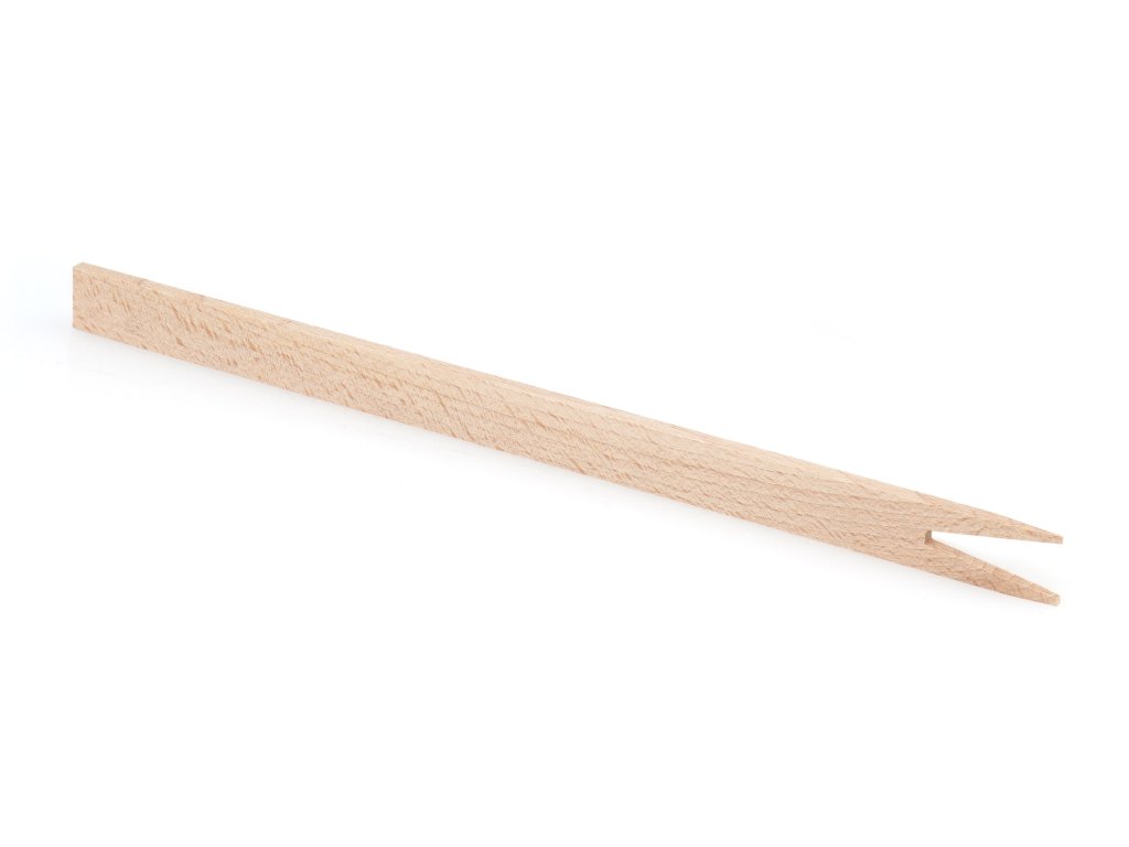 26 cm lange Einweg-Grill- und Küchengabel aus Holz mit zwei Zinken, aus nachhaltiger EU-Produktion