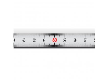 10m Skalenbandmaß aus weißem Stahl, Messung von rechts nach links, ideal für präzise Anwendungen.