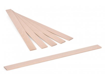 500 Stk. Holzstäbchen, 258 x 16 x 3,2 mm, Hainbuche zum Basteln