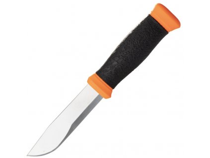 Mora 2000 Hi-Vis Orange, Edelstahl Outdoor-Messer in auffälligem Orange von Morakniv. Ideal für viele Einsatzmöglichkeiten mit einer 2,5 mm dicken Klinge aus schwedischem Edelstahl.
