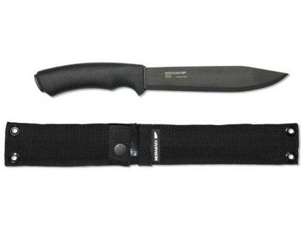 Pathfinder BlackBlade Outdoor-Messer in Schwarz von Morakniv mit mit einer robusten Nylon-Scheide