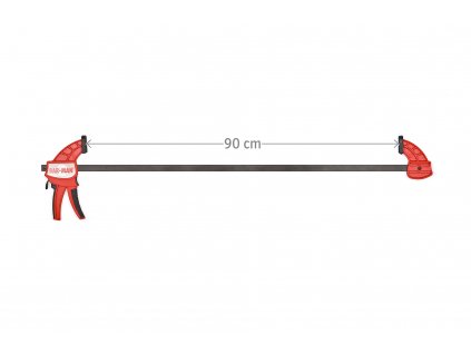 Einhandzwinge  BAR-MAN, 90 cm von Bon Tools™