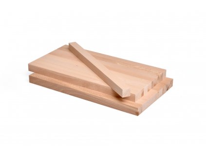 18 Stück, Holzbausteine Rechteckleiste 26 cm