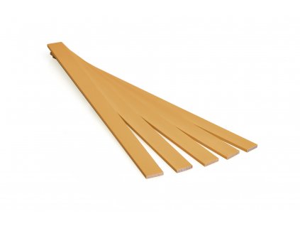 100 Stk. Ziegelrot, 25 cm Holzstäbchen Bastelholz, Präzises Buchenholz