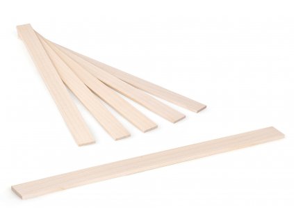 100 Stk. Holzstäbchen | 258 x 16 x 3.2 mm | Ahornholz zum Basteln