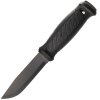 Garberg Black Carbon, Survival-Messer mit Lederetui von Morakniv