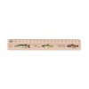20 cm Holzlineal, Bedrucktes Raubfische, Metrie™