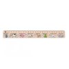 25 cm Holzlineal, Bedrucktes Tiergeräusche, Metrie™