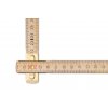 1m Zollstock, Natur, Typ Perfekt 5 mit Messing-Gelenken