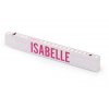 Personalisierter 2 m Zollstock, Metie, mit weiblichen Namen Isabelle