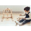 Unendliche Möglichkeiten für die Fantasie der Kinder. Für kleine und anspruchsvollere Konstruktionen. Holzbausteine 105 x 35 x 17,5 mm.