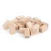 Unendliche Möglichkeiten für die Fantasie der Kinder. Für kleine und anspruchsvollere Konstruktionen. Holzbausteine 35 x 17,5 x 17,5 mm.