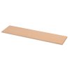 Bastelbrett aus massivem Buchenholz mit den Maßen 258*70*3 mm