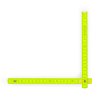 Block 52 Gliedermaßstab 2 m gelb-neon – im rechten Winkel geöffnet, Seitenansicht