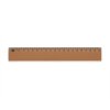 Holzlineal Scholar-20CC in ockerfarbener Farbe, Länge 20 cm – Ansicht von oben