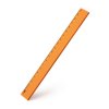 Holzlineal Scholar-20HO in helloranger Farbe, Länge 20 cm – geneigte Ansicht