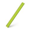 Holzlineal Scholar-20FG in hellgrüner Farbe, Länge 20 cm – geneigte Ansicht