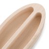 Elora-2115 Holzschale aus Buchenholz mit den Maßen 150×70 mm, Detail des Innenraums
