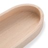 Elora-9025 Holzschale aus Buchenholz mit den Maßen 250×70 mm, Detail des Innenraums