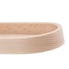 Elora-9025 Holzschale aus Buchenholz mit den Maßen 250×70 mm, detaillierte Ansicht der gefrästen Form