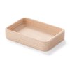 Kvida-9010 Holzschale aus Buchenholz mit den Maßen 100×70 mm, Gesamtansicht