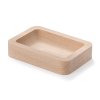 Kvida-9010S Holzschale aus Buchenholz mit den Maßen 100×70 mm, Gesamtansicht