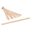 100 Stk. Holzstäbchen, 258 x 16 x 3.2 mm, Buchenholz zum Bastlen