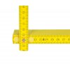 2m Zollstock, Gelb, Typ Block 72 mit Polyamid Gelenke