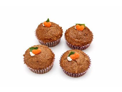 Mrkvové muffiny s dekorací