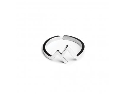 Mountain Silver Ring