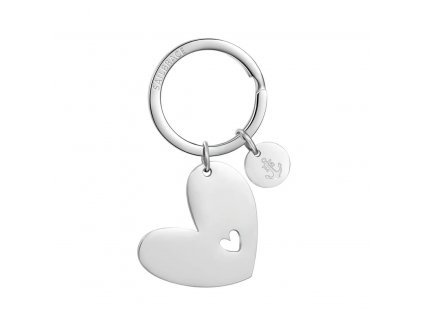 Silver sweetheart keychain