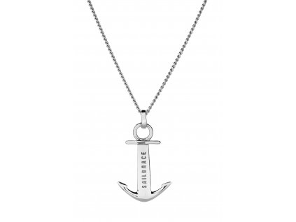 Women Silver anchor necklace